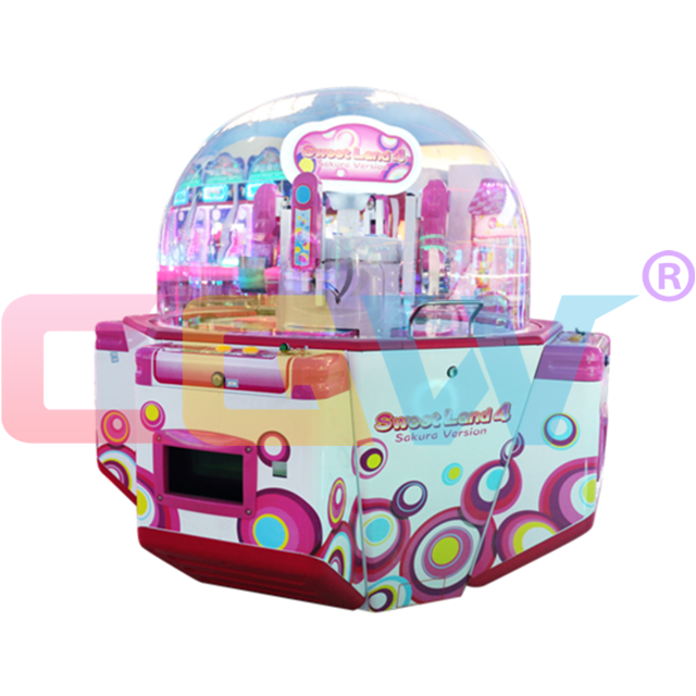 CGW Monnayeur Cadeau Prix Griffe Grue Attraper Distributeur Automatique De Bonbons Doux Machine de Jeu D'arcade À Vendre