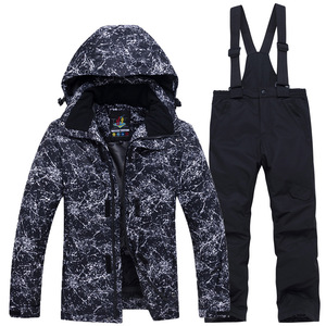 Chaquetas de esquí para niños y niñas, pantalones de esquí resistentes al viento, impermeables, trajes de esquí para la <span class=keywords><strong>nieve</strong></span> - Product Image 4
