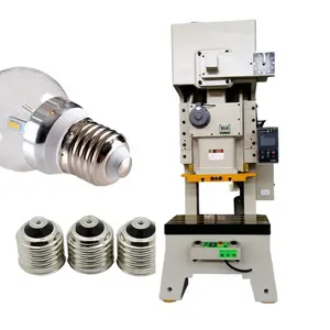 BESCO dudukan lampu Universal, mesin Tekan pneumatik, pembuat bahan E27 bola lampu LED, mesin Punching dasar CNC