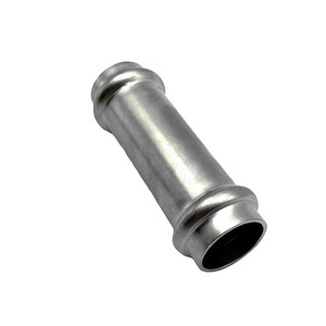 ข้อต่อท่อตรงปรับได้แบบแคลมป์คู่มาตรฐานยุโรป304ขั้วต่อน้ำสแตนเลส OD15 OD18 OD22 OD35 OD28 - Product Image 1