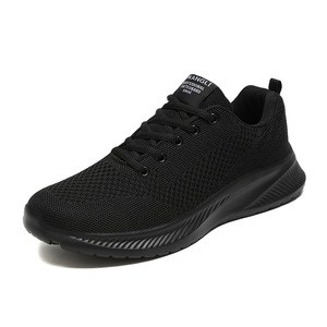 <span class=keywords><strong>Sneakers</strong></span> Casual da <span class=keywords><strong>Uomo</strong></span>, Leggere con Lacci, in Rete Traspirante Nera, <span class=keywords><strong>Suola</strong></span> in EVA, Scarpe Sportive - Product Image 5