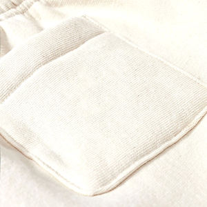 Haute qualité 100% coton hommes pantalons Logo personnalisé respirant taille moyenne jambe droite pantalon évasé Style décontracté avec cordon de serrage - Product Image 5