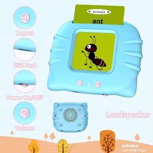 Macchina educativa di apprendimento Flash Card per bambini con batteria al litio potenza materiale cartaceo per 2-7 anni - Product Image 3