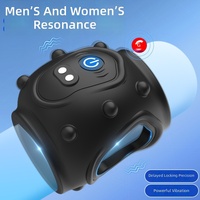 Bestseller Anneau pénien électrique réutilisable pour homme, pour l'éjaculation précoce, avec stimulation féminine et couvre-glande pour retarder l'éjaculation