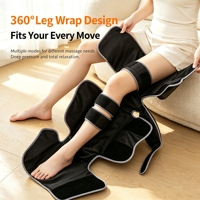 Masseur automatique pour les jambes avec chaleur, compression d'air, contrôle par écran tactile, minuterie, machine de massage pour la relaxation des muscles du mollet