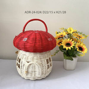 Gran oferta de Vietnam, cesta de setas mágicas para niños de ratán tejido de ratán respetuoso con el medio ambiente - Product Image 3