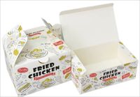 Emballage en papier de qualité alimentaire personnalisé Boîte à poulet frit à emporter Boîtes à poulet