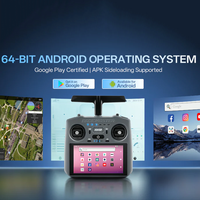 RadioMaster AX12 Contrôleur radio Android avec écran tactile 5,5 pouces EdgeTX ExpressLRS intégré 2,4 GHz / 4-en-1 Professionnel Métal Plastique