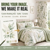 Ensemble de literie de luxe DDP en coton 100% - Housse de couette confortable 4 pièces - Style italien - Ensemble de literie avec drap et taies d'oreiller