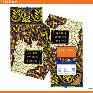 Nouvel Arrivage Tissu Wax Super Glitter 100% Coton Grand Super Gold Wax Africain en Jersey Sergé, Fil Peigné, Technique de Tissage, Lavé - Product Image 6