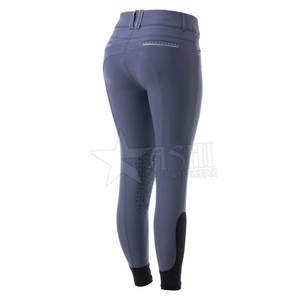 Leggings équestres pour femmes de haute qualité doux respirant équitation Chaps pantalons longs avec culotte maigre taille haute - Product Image 6