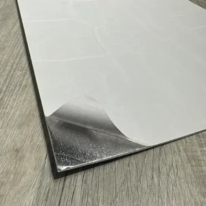 흰색 바닥 대리석 스티커 바닥 스티커 타일 방수 흰색 대리석 PVC 대리석 스티커 바닥