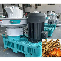 GATE Chaude Vente Ligne de Production de Granulés de Bois Verticale Anneau Matrice Machine à Granulés de Biomasse
