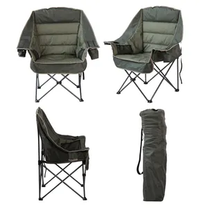 야외 캠핑 의자 높은 강도와 안정성을 가진 소형 터프 옥스포드 직물로 만든 접이식 금속 의자