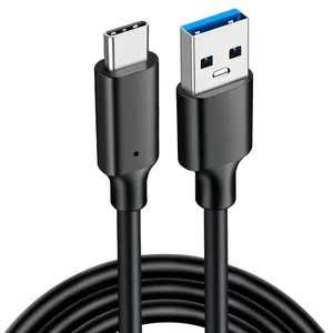 Transmisión de alta velocidad USB3.2 a Cable de datos tipo C Cable de disco duro 10Gbps 3A60W Computadora Teléfono móvil Cable de carga rápida