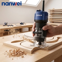 Nanwei 1800RPM Perceuse-visseuse sans fil 20V, Ensemble d'outils électriques 70N.m, Perceuse sans balais à faible impact