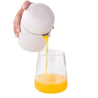Presse-agrumes manuel en plastique, petit, simple, portable, pour fruits, oranges, citrons