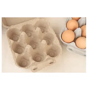 Máquina formadora de bandejas de huevos de papel de buena calidad totalmente automática con certificación CE, línea de producción de cajas de cartón de huevos de confianza