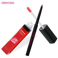 OCHAIN OEM Logo personnalisé Combo de maquillage pour les lèvres Ensemble de rouge à lèvres Hydratant Durable Brillant Crémeux Brillant Ensemble de marque privée