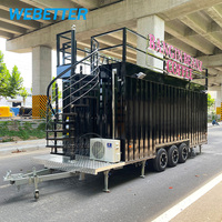 WEBETTER Snelle Dubbeldekker Mobiele Restaurants Bar Bakkerij Fruit & Water BBQ Goede Vending Catering Foodtruck Aanhangwagen Voedselwinkel