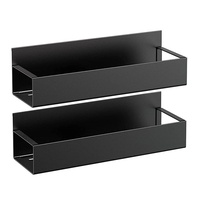 NFS Wholesale Étagère de rangement magnétique pour réfrigérateur, Étagère à épices perforée, Étagère latérale suspendue pour cuisine