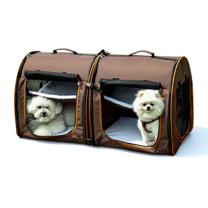 Bolsa de Viaje Grande para Mascotas DB, Capacidad de 20 Kg, Cierre de Cremallera, Transportador Plegable Portátil de Poliéster Oxford para Perros y Gatos, Ideal para Senderismo - Product Image 1