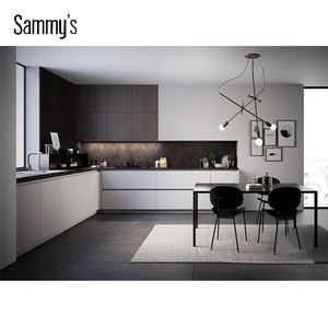 ארונות מטבח מודולריים מלאים, לבנים, מצופים לכה, ידידותיים לסביבה, בעיצוב מודרני, מסילות למגירות עם סגירה שקטה, ברז, סל למגירה - Product Image 2