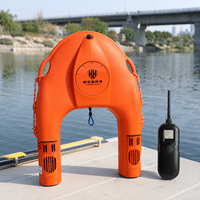 Robot de Rescate Acuático con Propulsión a Chorro de Doble Bomba, Autocorrección de Rumbo, Retorno GPS y Equipo de Emergencia Marina