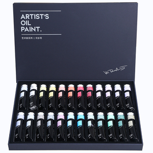 Juego de Pigmentos de Pintura <span class=keywords><strong>al</strong></span> Óleo de Alta Calidad para Niños, 24 Colores, 40 ml, Marca Rubens, para Pintar y Crear - Product Image 1