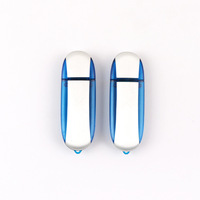 Clés USB 2.0 personnalisées en gros, 1 Go à 128 Go, en plastique, compatibles multi-OS, avec logo imprimé en soie, garantie 1 an, sans cryptage