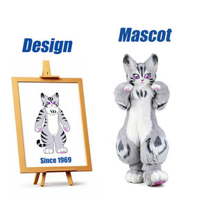 Shengye社マスコット1.8m 2m 2.6m 3m 3mカスタマイズデザインインフレータブルフォックステディベアパンダマスコットコスチュームハロウィン大人用 - Product Image 1