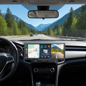 Reproductor Multimedia para Auto Trolink Tek de 10.26 Pulgadas con Pantalla Táctil, Carplay Inalámbrico, Navegación GPS, Reproducción de MP3 y MP4, Ajuste Universal - Product Image 2