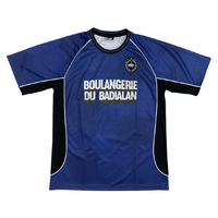 Camiseta de Fútbol con Diseño de Parches Sublimados, Personalizada, Informal, Holgada, Clásica, Retro, Unisex, de Secado Rápido