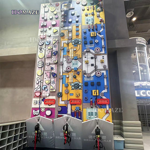 डिजाइन किए गए फाइबरग्लास रॉक क्लाइम्बिंग दीवार बच्चों और वयस्कों के लिए इनडोर खेल का मैदान - Product Image 3