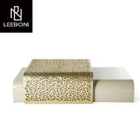 Table basse moderne de luxe pour meubles de salon Table de meubles de maison Café Salon