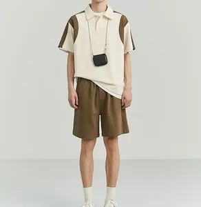 Summer New Product Men Polo Shirt Printed Fashion Lapel Breathable Casual Tees Tops Polo Shirts
