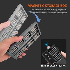 Kit de tournevis électrique sans balais de précision 38 en 1 avec 50 embouts magnétiques, couple de 0,35 N.M pour ordinateur et bricolage Torx - Product Image 3