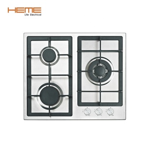 3 Burner Built-<b>In</b> Stainless Steel Gas 60cm Home <b>Kitchen</b> Appliance with CE for Household Use - Product Image 1