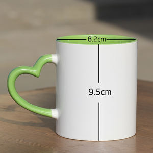 แก้วกาแฟ11ออนซ์ถ้วยเซรามิกแบบซับลิเมชันลายคริสต์มาสพอร์ซเลนด้วยมือแห่งความรักโลโก้ที่กำหนดเอง - Product Image 5