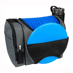 Atıcı cep dayanıklı çanta ile disk Golf disk çanta tam bir yuvarlak için saklama çantası 15-18 diskler tutabilir