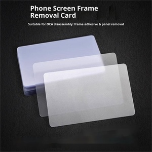 Nhựa tháo dỡ thẻ máy cong bề mặt tách màn hình danh thiếp Pry phim 0.1 siêu mỏng công cụ sửa chữa điện thoại di động - Product Image 1