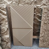 Panneaux muraux en pierre PU, surface solide en polyuréthane, pierre artificielle 1200x600mm, moderne, écologique, ignifuge pour intérieur/extérieur