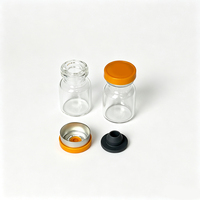 Flacons en verre transparents personnalisés avec logo, 16*27mm, 2ml, pour sérum, ampoule, emballage cosmétique, flacons en verre injectables