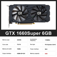Nvdia Geforce Gaming Graphic Card GTX1660 Super GTX1660S 6GB GDDR6 192Bit GPU Graphics Cards Produced by the Same Factory Under