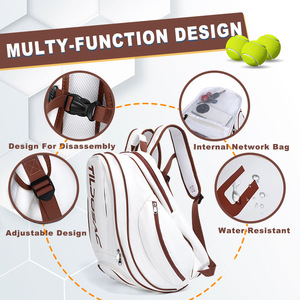 Sac à dos de pickleball personnalisé avec <span class=keywords><strong>logo</strong></span> OEM, vente en gros, 50L-60L, multi-couches, imperméable, grande capacité, sac de raquette de padel et de tennis - Product Image 3