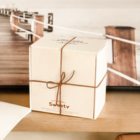 Best Selling Customized Paper Boxes New Style White Chocolate Sushi Bakery Items Packaging for Cookie Nut Donuts Cake Donuts