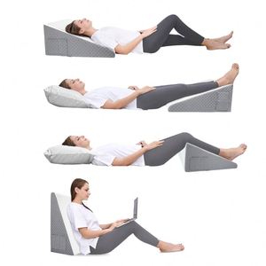 Wedge <b>Pillow</b> 12 Inch Bed Wedge <b>Pillow</b> Surgery <b>Triangle</b> Memory Foam <b>Pillow</b> Wedge for Sleeping - Product Image 6
