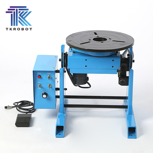 Posicionador de Soldadura Rotatorio CNC Automático TKweld, Multifuncional, Capacidad de Carga de 600 kg, Certificado CE, Diámetro de Mesa de 650 mm - Product Image 4