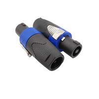 Prise de haut-parleur 4 pôles NL4FC, câble Audio à verrouillage par torsion, connecteur professionnel pour Neutrik Speakon NL4FC