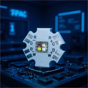 Module LED SMD 10W, <span class=keywords><strong>diode</strong></span> 5050, lampe à puces CREE XML2, <span class=keywords><strong>diode</strong></span> à puce <span class=keywords><strong>3V</strong></span> RGBW, avec dissipateur thermique en aluminium de 20 mm pour carte PCB - Product Image 2